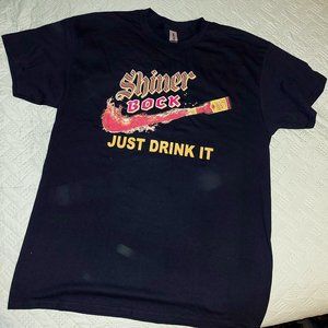 NWT Shiner Bock Just Drink It swoosh size large - 0026